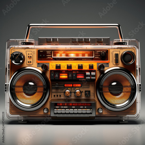 retro radio boom box