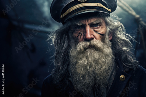 Portrait of sea captain