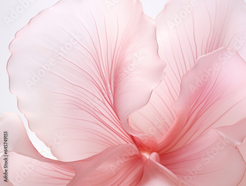 Background with pink flower petals, macro detail