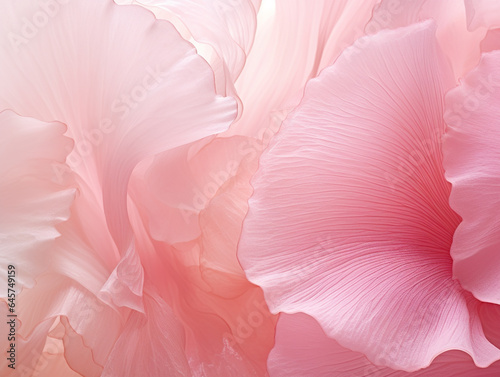 Background with pink flower petals, macro detail