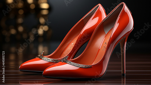 Incredible women's heeled shoes, elegant, colorful
