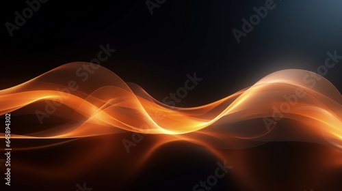 波のように流れる光の背景イメージ