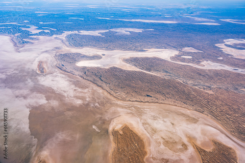 Aerial view of Lake Eyre, South Australia