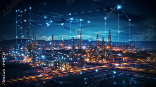 Analysts and energy experts using AI algorithms and data analytics to forecast energy demand patterns, helping utilities plan for peak usage periods