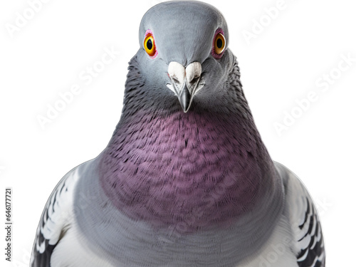 Homing Pigeon's Gaze, No Background