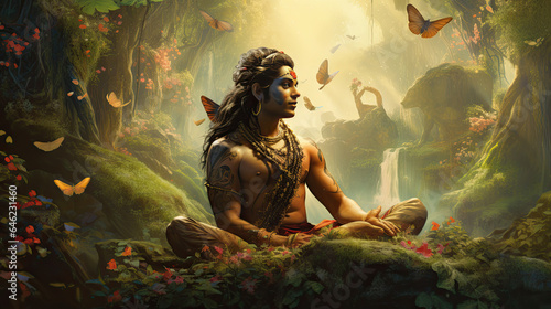 Lord Ram in forest