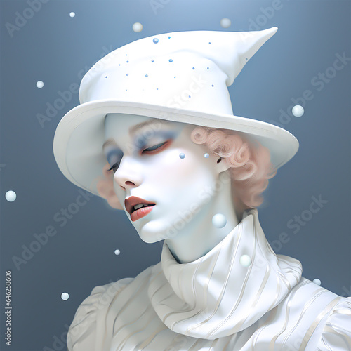 ピエロのイメージ - image of Pierrot - No3-4 Generative AI