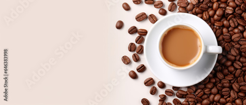 International Coffee Day: Flat Lay Concept - Banner