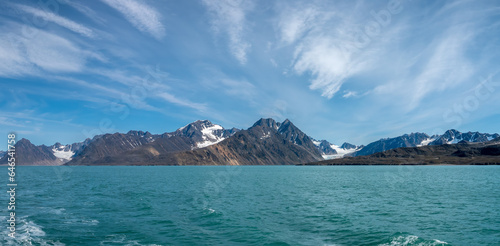 Stunning glacial seascapes along the Liefdefjorden, Northern pitsbergen, Svalbard, Norway