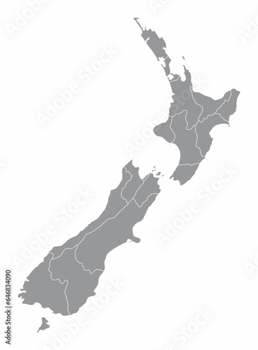 New Zealand administrative map
