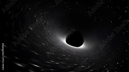 ブラックホール：光さえ逃れられない強力な重力領域 No.009 Black Hole A Region of Space-Time with Gravity So Strong That Not Even Light Can Escape Generative AI