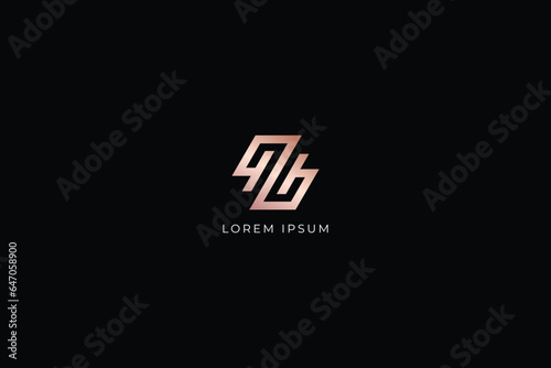 zh letter abstract style business firm line style design creative golden wordmark design typography illustration, zh wordmark, hz logo