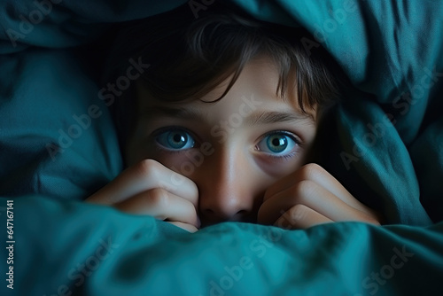 The child was scared before going to bed. Night terrors in a child.
