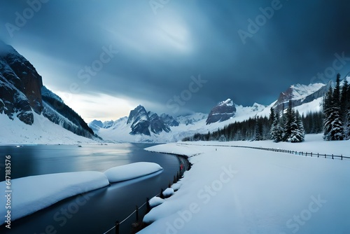 Snowy landscapes in high definition.