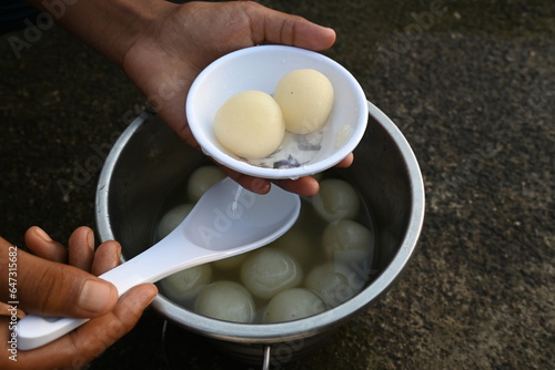 Indian Sweets Rasgulla. This sweet originated in West Bengal, India. Other names for the dish include, Rasagulla, Rossogolla, Roshogolla, Rasagola, Rasagolla. Most popular sweet of all over India.