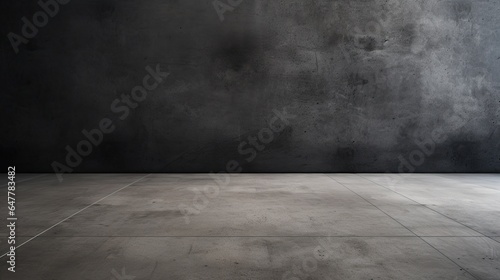 Abstract old stone wall floor background. AI generated image