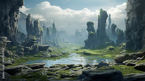 a vast and rugged karst plateau, with limestone pinnacles and an otherworldly terrain that challenges the imagination