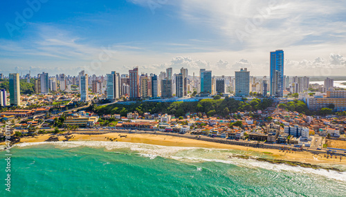 Praia dos Artistas e Petrópolis em Natal no Rio Grande do Norte - Brasil 