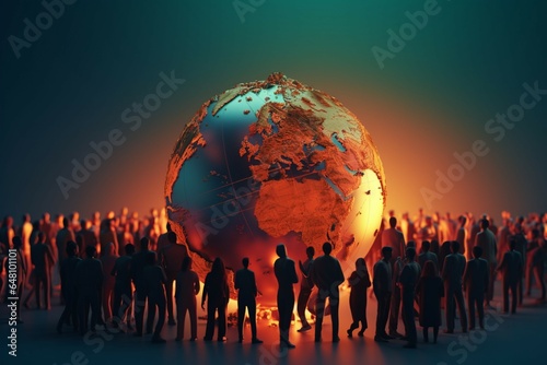 A global crowd unites on World Population Day to address common issues