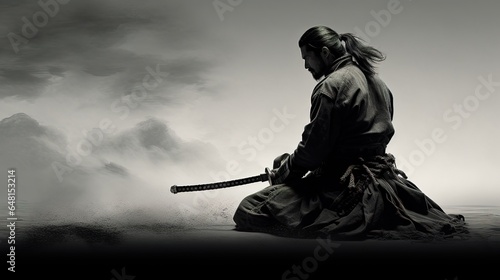 A lone samurai is like a lone warrior.