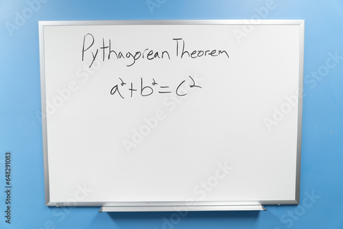 Pythagorean theorem whiteboard