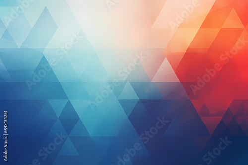 Geometric background image in lightly coloured triangle shapes with seamless edges