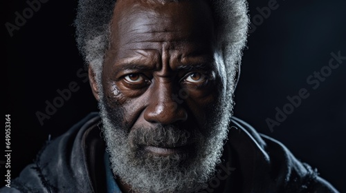 The eleventh portrayal reflects an older Black man grappling with the dual forces of ageism and racism, his seasoned eyes reflecting his relentless pursuit of dignity and respect.