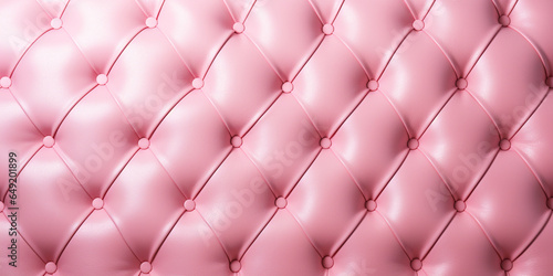 Pink tufted background. Pink leather background concept. 