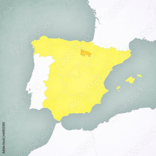 Map of Spain - La Rioja