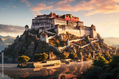 The Potala palace in Lhasa Tibet