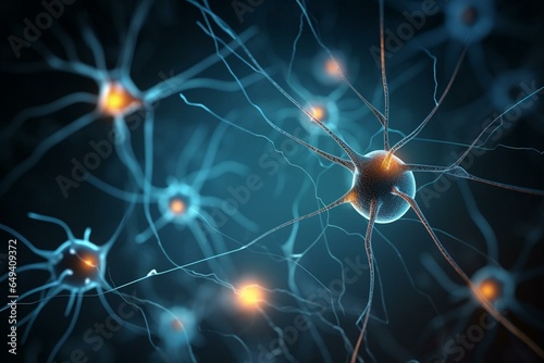 Neurons transmit electrochemical signals to interact. Generative AI