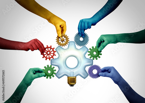Collaborative Ideas and Business integration creativity as a cooperative alliance of team members joining together