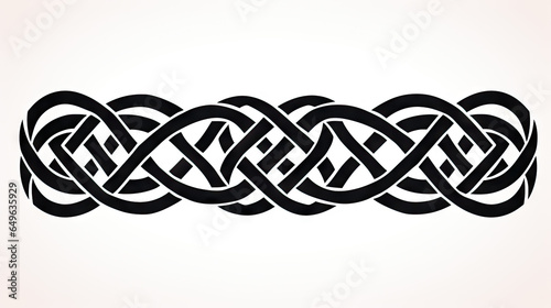 Celtic knot isolated on a white background. Vector illustration.