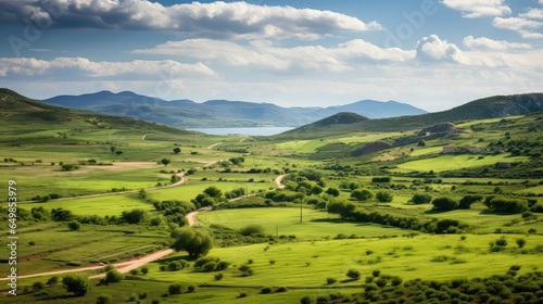 sardinia sardinian countryside rolling illustration agriculture travel, green europe, valley panoramic sardinia sardinian countryside rolling