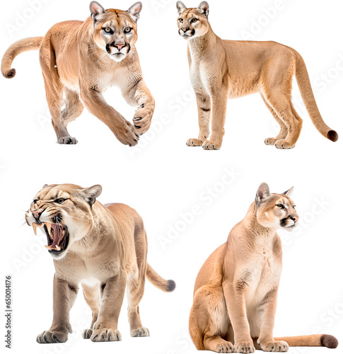 Puma (Running, Standing, Roaring, Sitting)