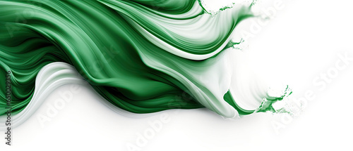 14th of August Pakistan Independence Day waving Background, AI Generated