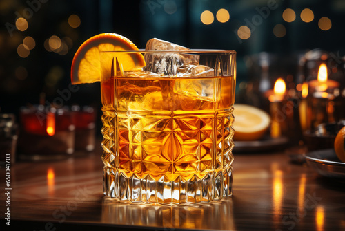 Old Fashioned cocktail 