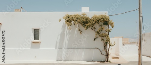 Beautiful and calm Ibiza building landscape photograph