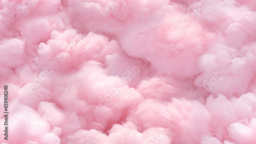 Seamless Pink Cotton Candy Texture