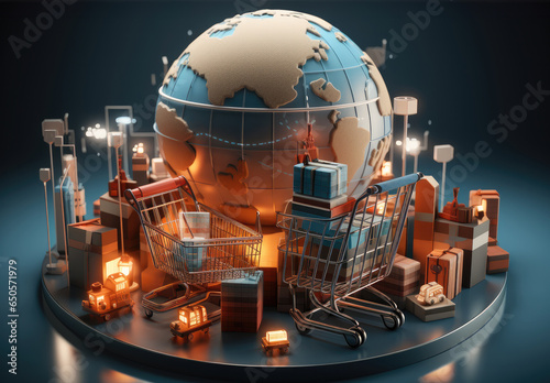 E-commerce is a vital component for many businesses in today's digital world, 3d rendering.