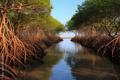 mangrove trees river