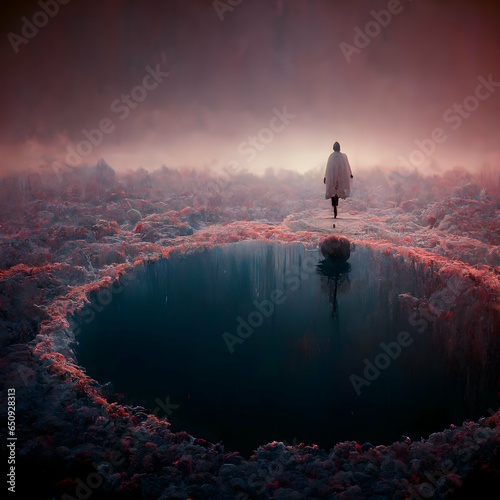 pure nothing the nothing of nothing ain soph ain soph aur abstract surreal 8k 16k 3D octane render 