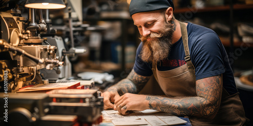 Transforming Pages into Books: The Dedication of a Bindery Machine Operator.