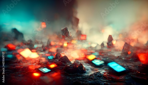 alerting notifications and channels abstract unreal engine 5 octane wallpaper 
