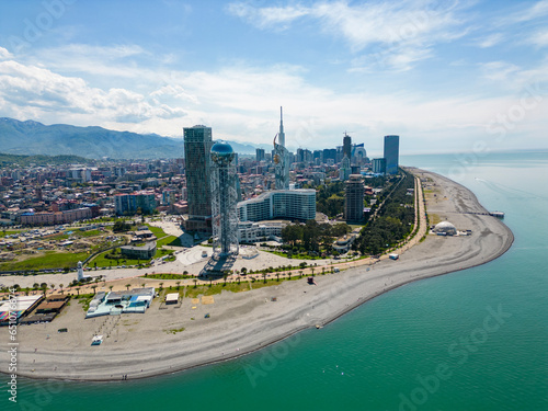 Batumi miasto w Gruzji zdjęcia z dronu 