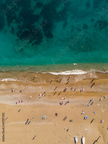 Neapol Włochy zdjęcia z dronu widok z lotu ptaka