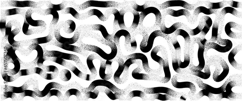 Monochrome Pattern of Hand-Drawn Bold Airbrush Stripes and Thick Grunge Brush Strokes, Vector Illustration