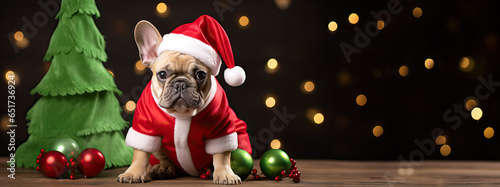 French Bulldog Christmas Party09.png