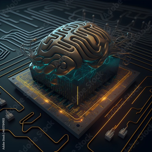 quantum brainwaves 8k wallpaper illustration 