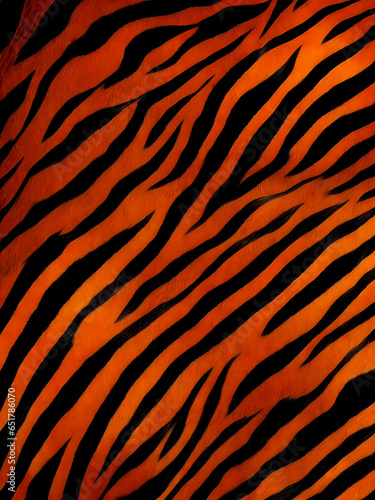 a close up of a pattern of animal print on a black background -AI generated